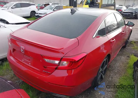 2018 Honda Accord Sport from USA, damaged, VIN 1HGCV1F33JA067744